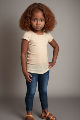 Child girl with  ginger hair