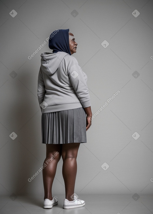 Tanzanian elderly female with  gray hair