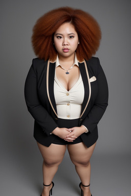 Filipino adult female with  ginger hair