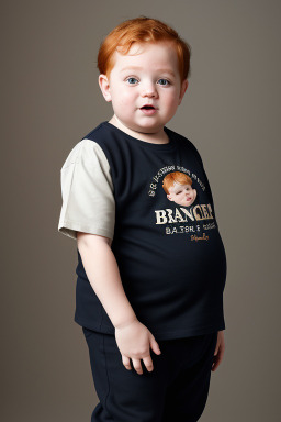 Italian infant boy with  ginger hair