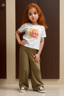 Omani infant girl with  ginger hair