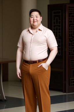 Chinese adult male with  ginger hair