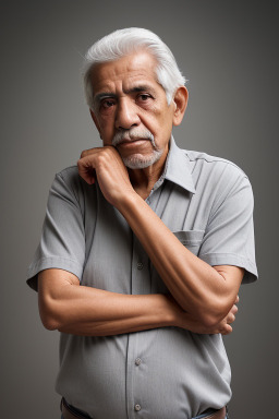 Venezuelan elderly male with  gray hair