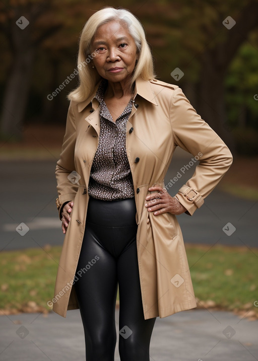 Elderly female with  blonde hair