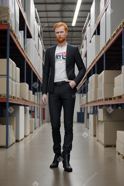 Czech adult male with  ginger hair