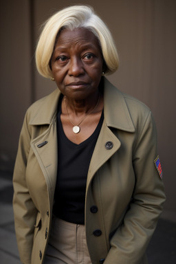 Elderly female with  blonde hair