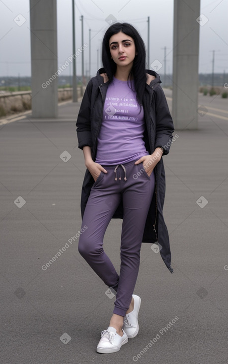 Armenian adult female with  black hair