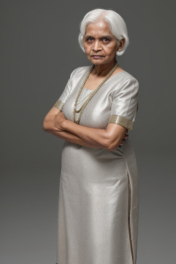 Bangladeshi elderly female with  white hair