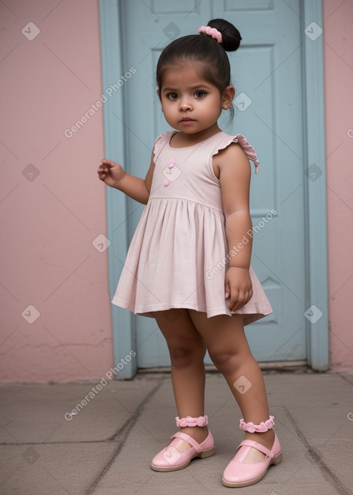 Nicaraguan infant girl with  gray hair