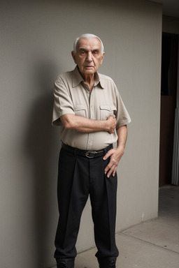 Bulgarian elderly male with  black hair