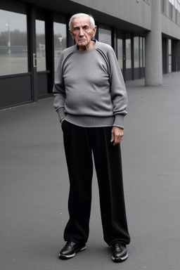 Argentine elderly male with  black hair