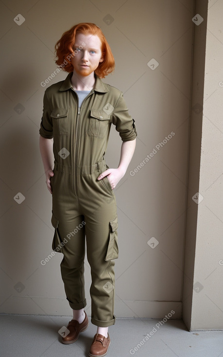 Dutch adult non-binary with  ginger hair