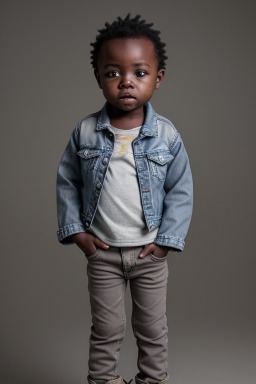 Zimbabwean infant boy with  gray hair