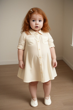 Colombian infant girl with  ginger hair