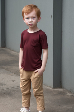 Thai child boy with  ginger hair