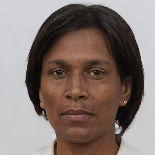 Neutral asian adult male with medium  brown hair and brown eyes