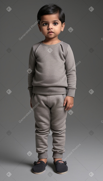 Indian infant boy with  gray hair