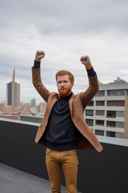 Venezuelan adult male with  ginger hair