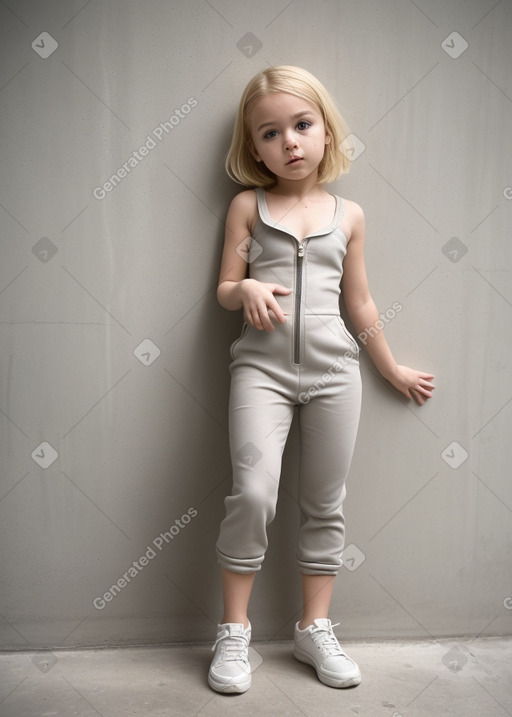 French infant girl with  blonde hair