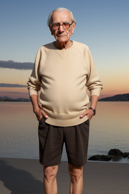 Swiss elderly male with  black hair