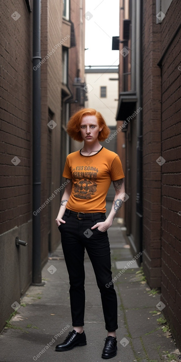 45 years non-binary with  ginger hair