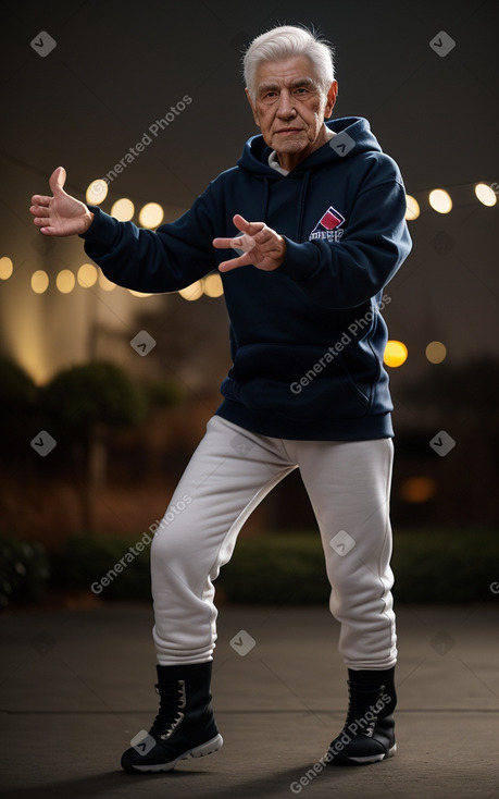 Chilean elderly male with  white hair