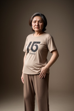 Uzbek 45 years non-binary with  brown hair