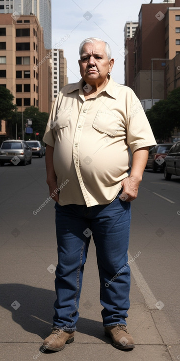 Paraguayan elderly male with  brown hair