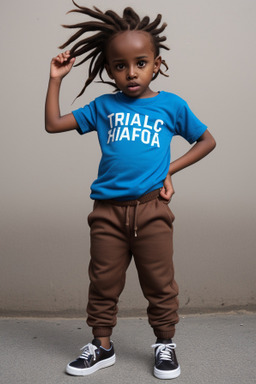 Somali infant boy with  brown hair