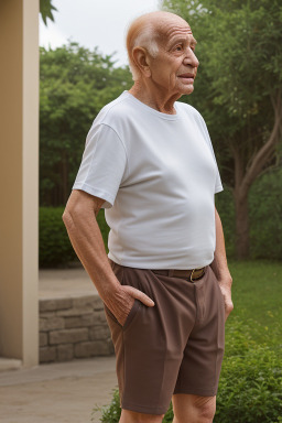 Arab elderly male with  ginger hair