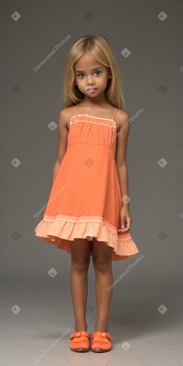 Child girl with  blonde hair