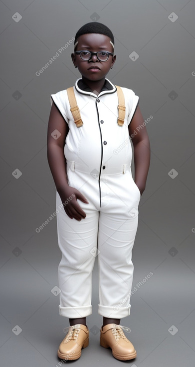 Zimbabwean child boy with  white hair