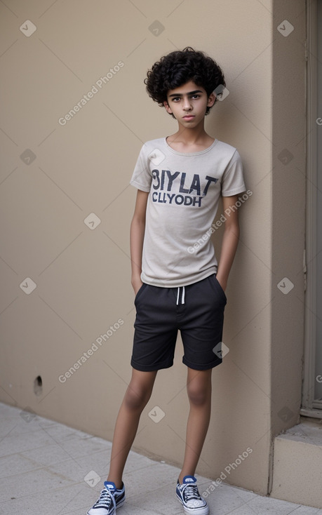 Libyan teenager boy 