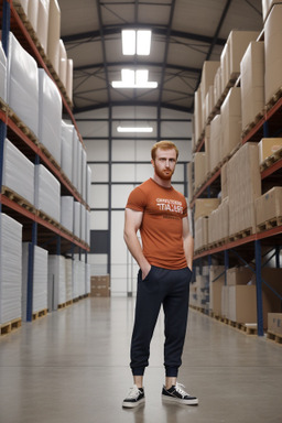 Turkish adult male with  ginger hair