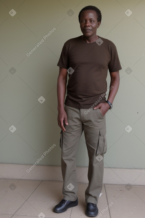 Zimbabwean 45 years male with  brown hair