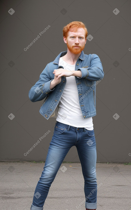 Venezuelan adult male with  ginger hair