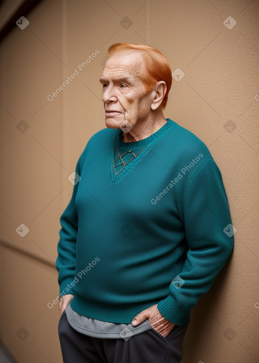 Brazilian elderly male with  ginger hair