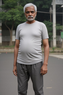 Bangladeshi 45 years male with  gray hair