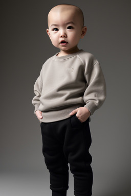 Japanese infant boy with  black hair