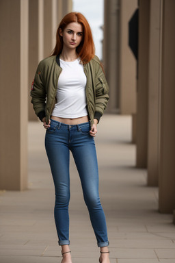 Adult female with  ginger hair