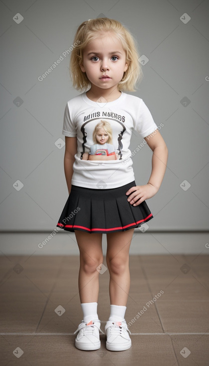 Portuguese infant girl with  blonde hair