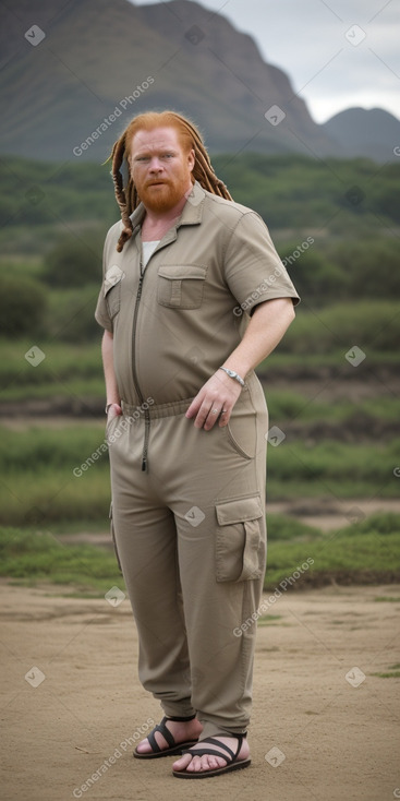 Zimbabwean middle-aged male with  ginger hair