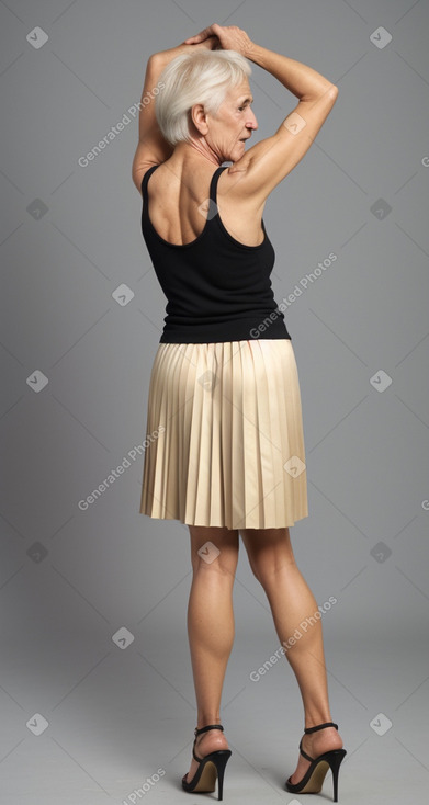 Bulgarian elderly female with  blonde hair