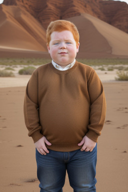 Cuban child male with  ginger hair