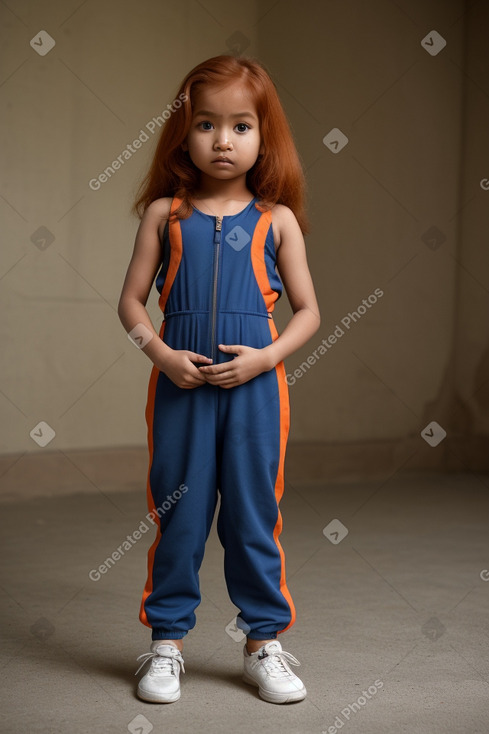 Nepalese infant girl with  ginger hair