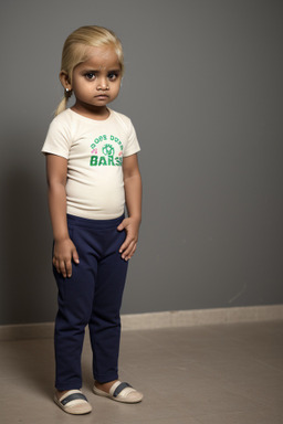 Bangladeshi infant girl with  blonde hair