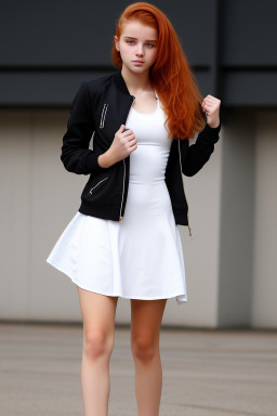 Serbian teenager girl with  ginger hair