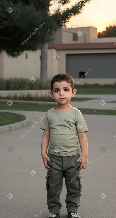 Lebanese infant boy with  gray hair