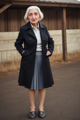 Armenian elderly female with  white hair