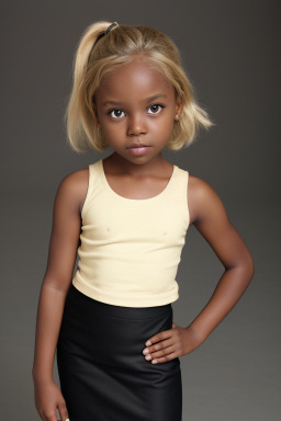 Child female with  blonde hair